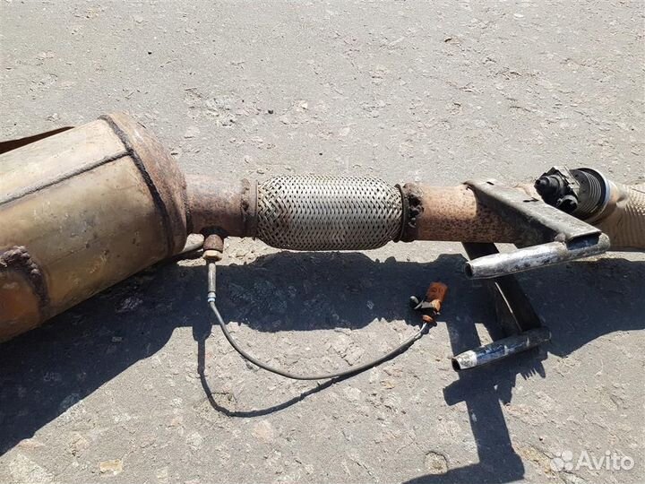 Труба выхлопная (Глушитель) фольскваген Crafter 1