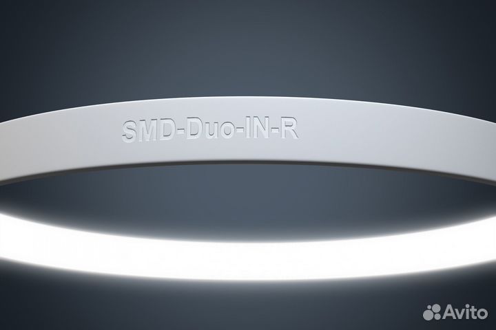 Светодиодная люстра свечением внутрь форма Кольцо