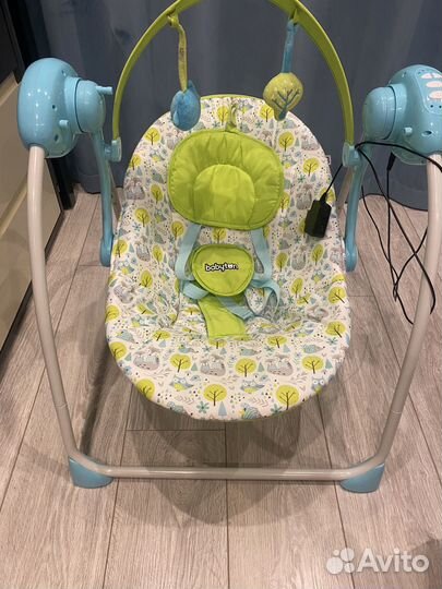 Детская электрокачель/шезлонг Babyton
