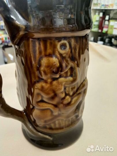 Кружка пивная Обнажённые керамика СССР