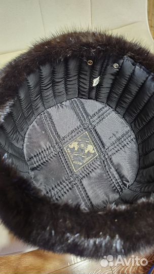 Мужская шапка норковая формовка