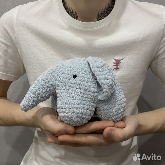 Plush baby elephant