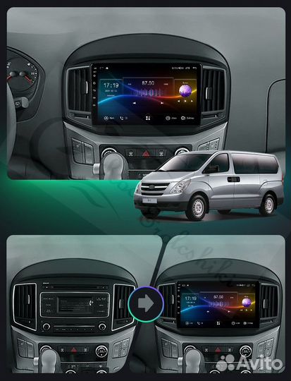 Магнитола Hyundai H1 Starex 2015+ Android