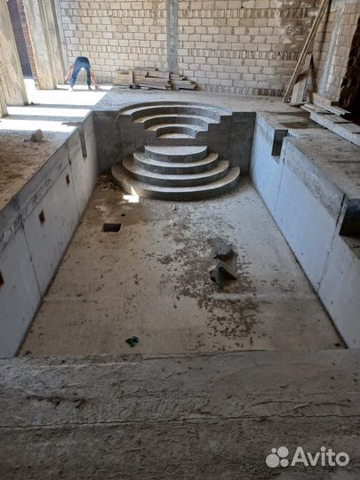 Бетонирование бассейнов