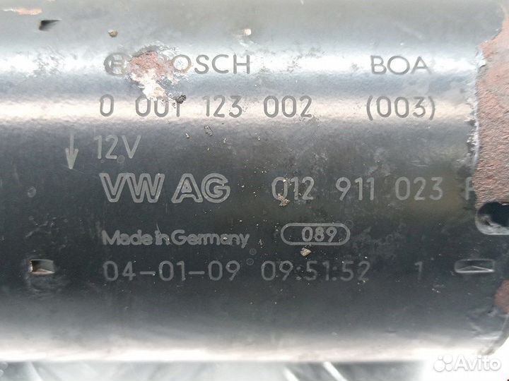 Стартер Volkswagen Touareg