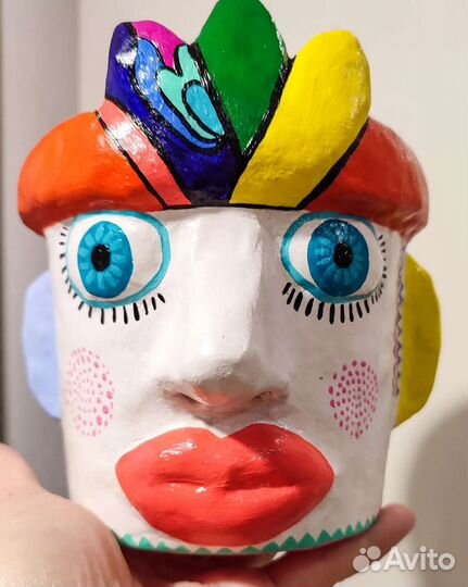 Интерьерный декор, стакан для канцтоваров