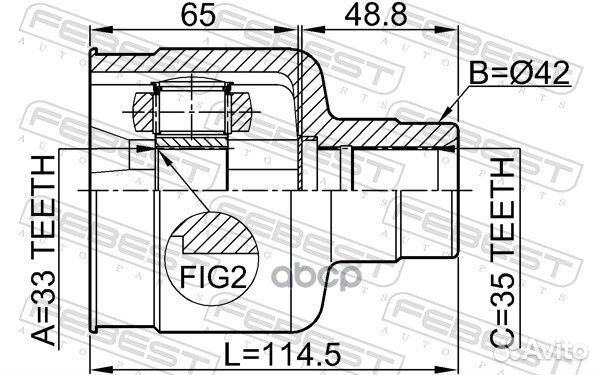 ШРУС 2111-gerh 2111-gerh Febest