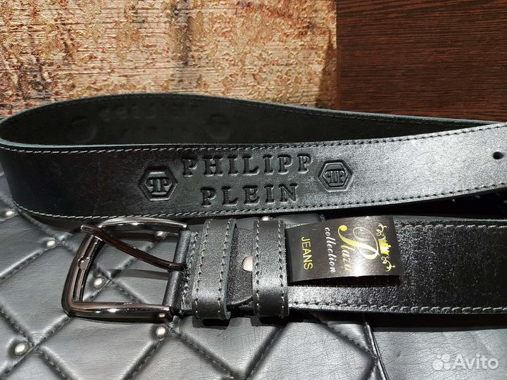 Ремень Philipp Plein натуральная кожа