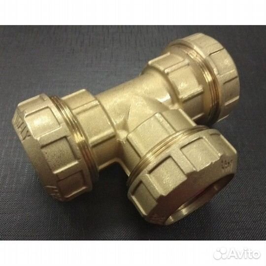 Тройник пнд Tiemme компрессионный 63х63х63 мм лату