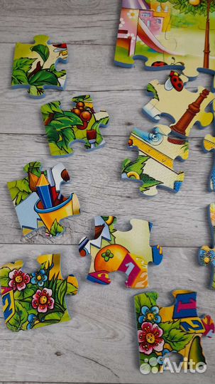 Банчемс конструктор- липучка и пазл - коврик