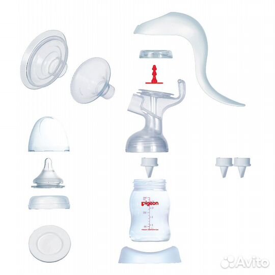 Молокоотсос Pigeon ручной 3349026488 с бутылочкой