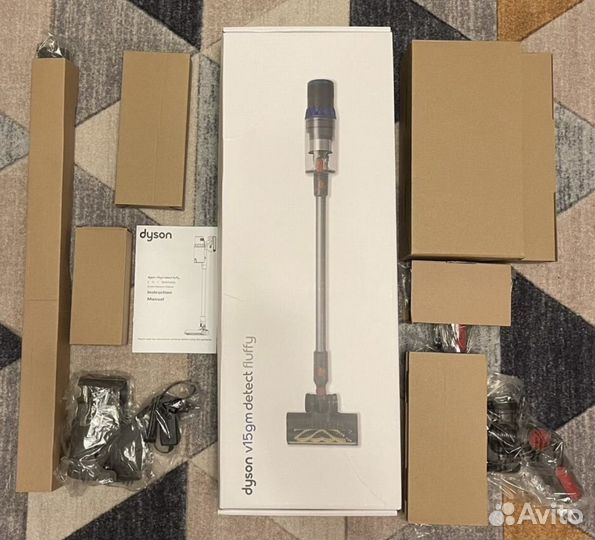 Пылесос Dyson v15gm Detect Fluffy max+