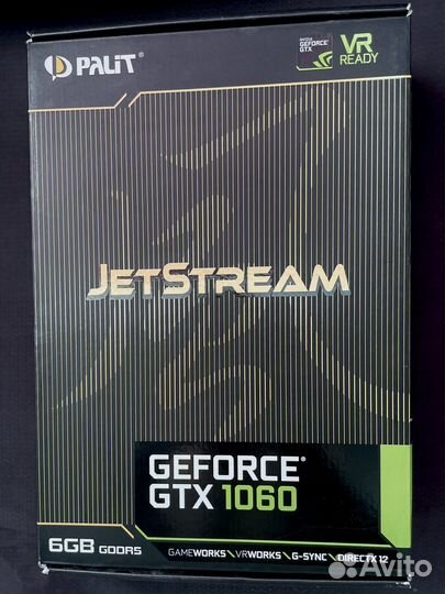 Видеокарта gtx 1060 6gb palit jetstream