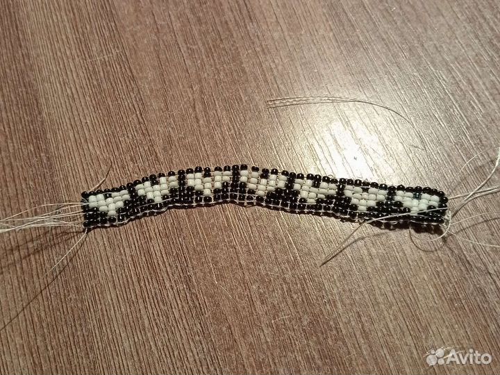 Кольцо из бисера, брелок из бисера