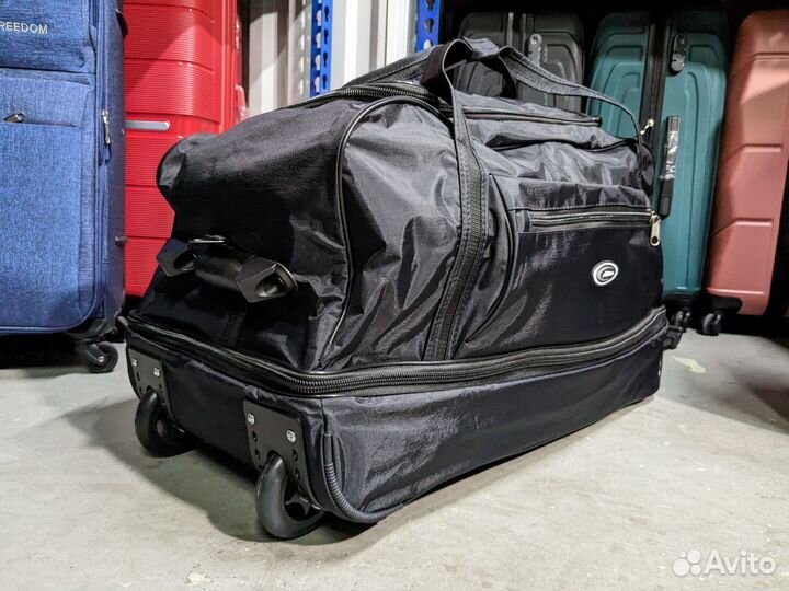 Большая дорожная сумка на колесах 125 литров