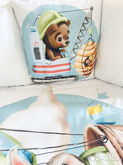 Бортики в кроватку новые