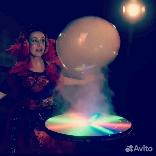 Шоу мыльных пузырей. Крио шоу. Научное шоу