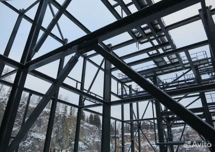 Металлоконструкции ангары навесы