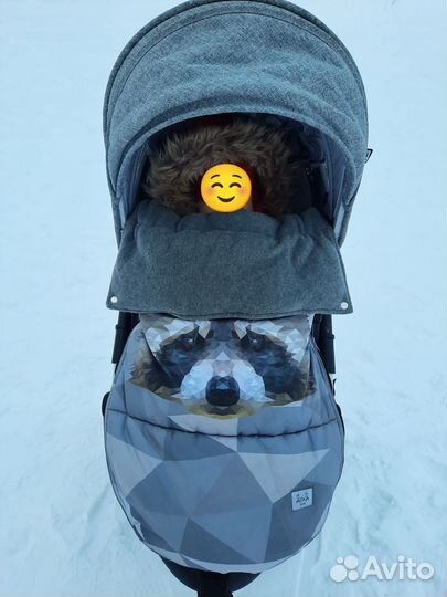 Зимний конверт в коляску