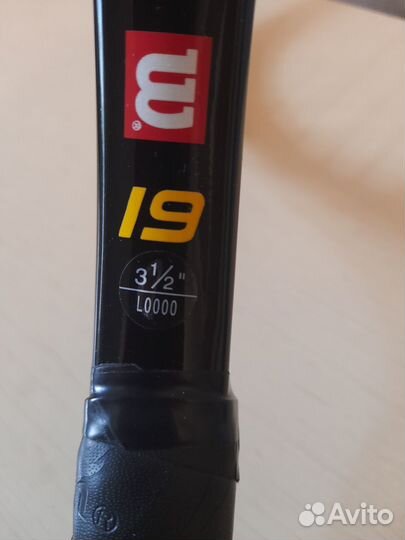 Ракетка для большого тенниса wilson tour pro 19