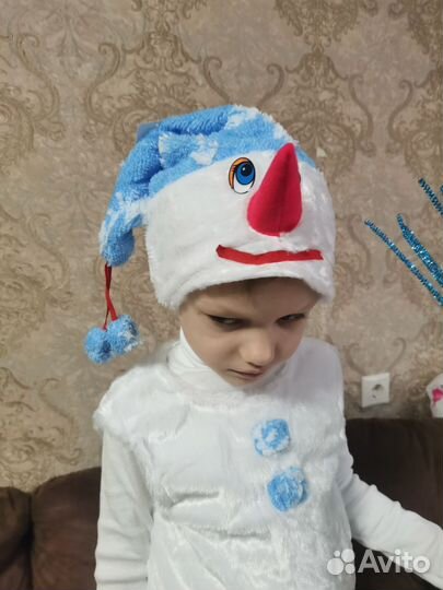 Новогодний костюм снеговика