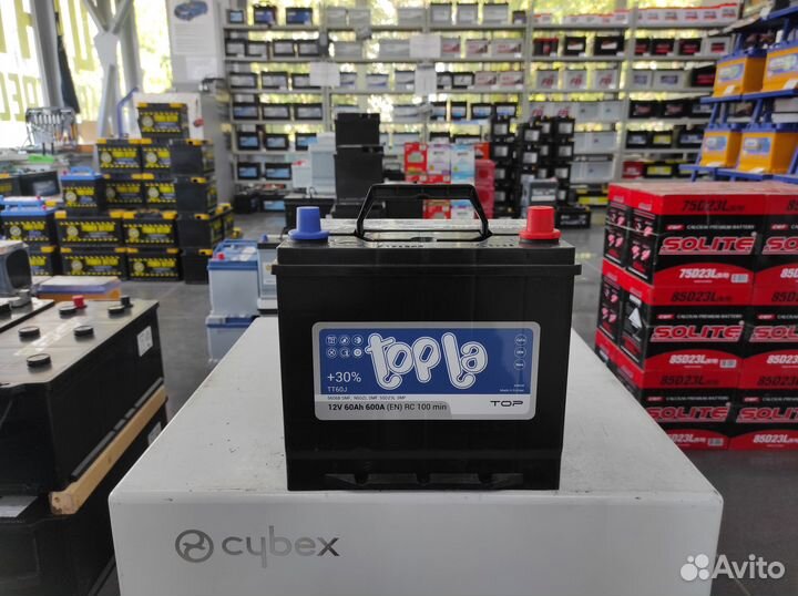 Аккумулятор 60Ач 600А Topla 55D23L азия