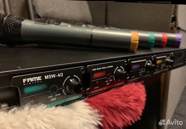 Микрофоны 4 радио-система Fame audio MSW-4/2