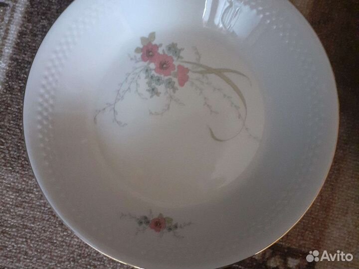 Суповые тарелки ГДР Кахла 6 штук