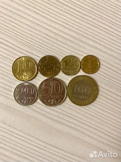 Тенге, тиыны. Монеты/купюры Казахстана