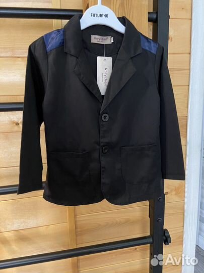 Рубашка пиджак пакетом на мальчика 104-110