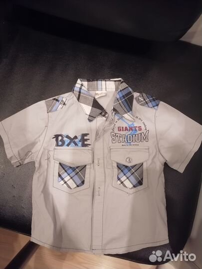 Летние рубашки на мальчика 92 размера (2г)