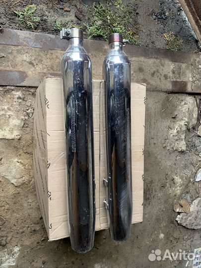 Оригинальный выхлоп Harley Davidson