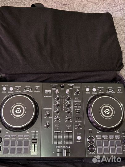 Dj контроллер pioneer ddj 400+сумка