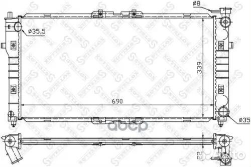 Радиатор Mazda 626/MX-6 1.8i-2.0i 91 Mazda