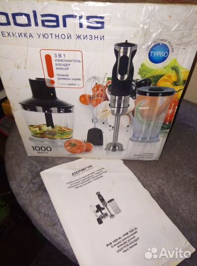 Блендер Polaris, штопор