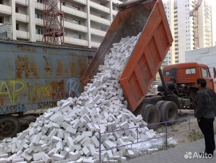 Щебень Песок Кирпич Отсев Чернозем Камаз