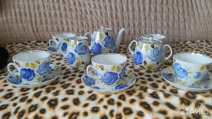 Чайный сервис СССР завод Пролетарий 1967-1975