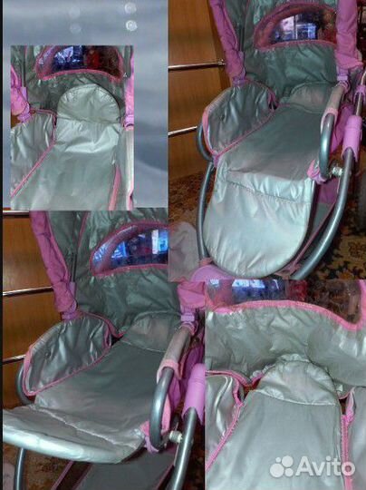 Коляска для кукол большая (зима, лето)