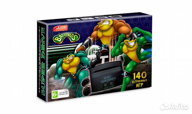 Приставка игровая Sega Battletoads (140 игр)