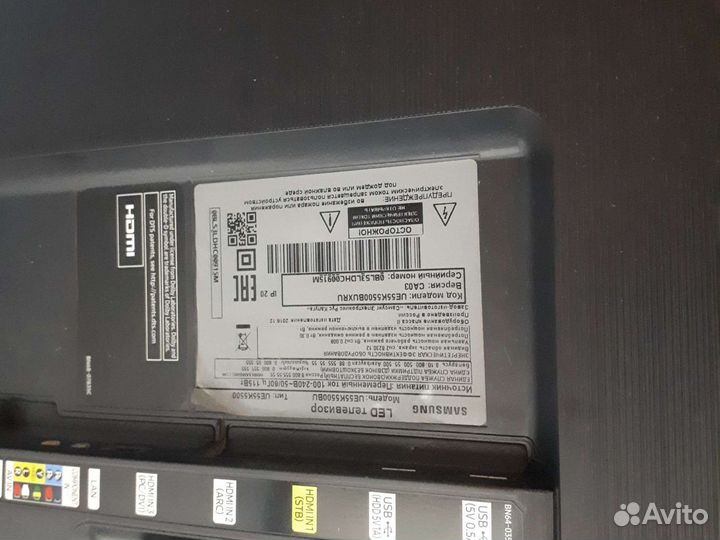Плата питания телевизора Samsung UE55K5500