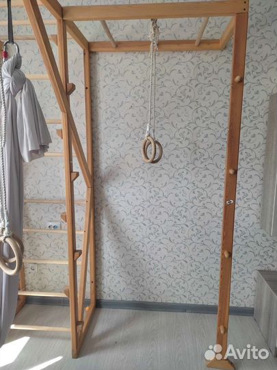 Детский спортивный комплекс деревянный