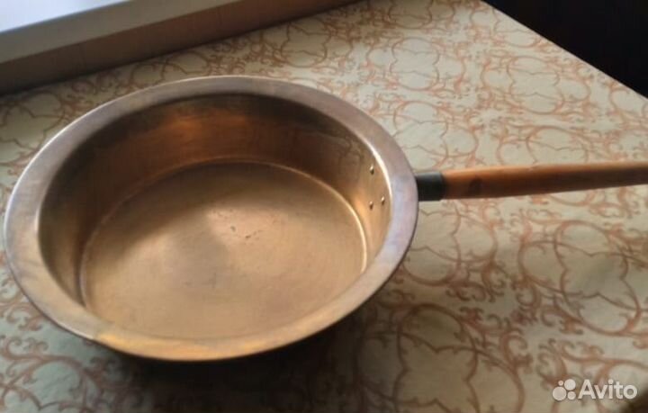 Таз медно-латунный