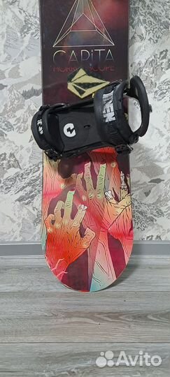 Сноуборд Capita HorrorScope 155cm+крепления Nitro