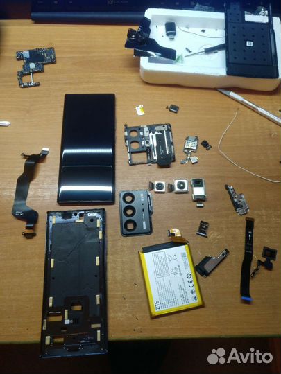 Запчасти Zte axon 40 ultra сгорел процессор