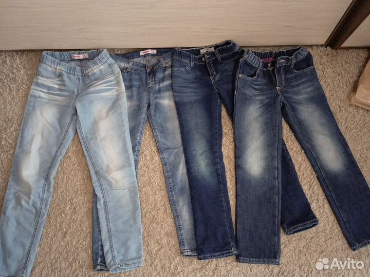 Вещи и обувь на девочку рост 124-130