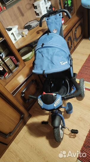 Велосипед corella с родительской ручкой