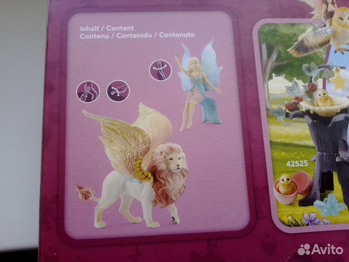 Игровой набор Schleich Эльф на крылатом льве