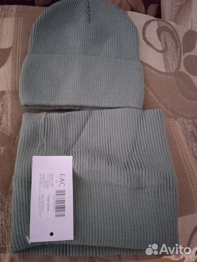 Шапка+ снуд Весна