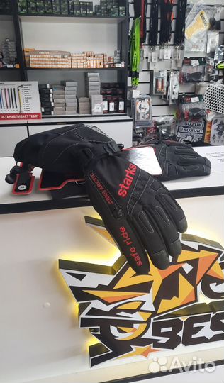 Перчатки starks arctic, Черно-красный