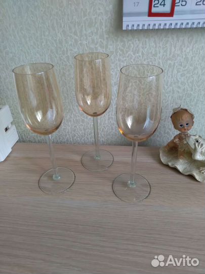 Бокалы под шампанское свадебные богемия